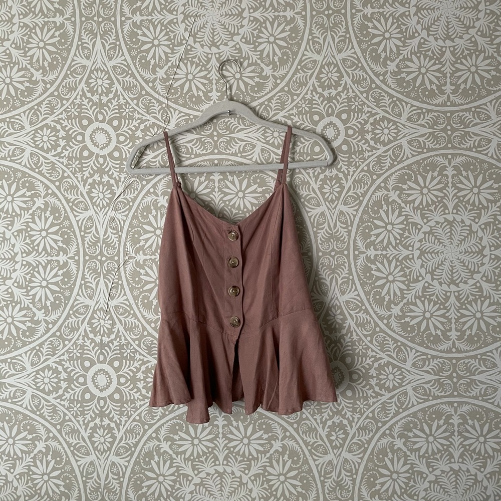 Style Envy Botton Tank Top